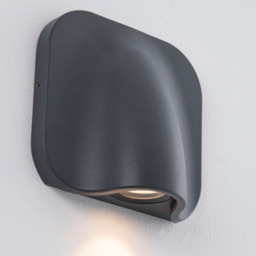 Zambelis Outdoor Wall Down Lamp Graphite LED 3000K IP54 9W - thumbnail 3