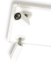 Ibiza Ceiling Spotlight  4 Head with Backlit Light 4x5W+20W LED Square White, 3000lm, 4000K - thumbnail 3