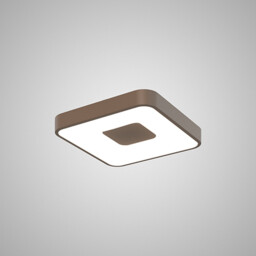Coin Square Ceiling 56W LED With Remote Control 2700K-5000K, 2500lm, Gold, 3yrs Warranty - thumbnail 2