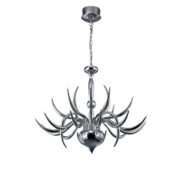 Llamas Pendant 24 Light G4 Polished Chrome Item Weight: 15.2kg - thumbnail 1