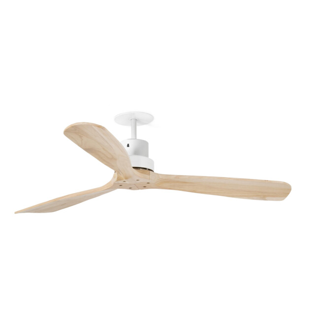 Lantau Recessed 132cm Ceiling Fan Matt White, Pine Blades - image 1
