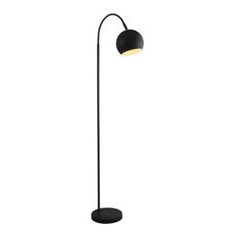 Calumn Floor Lamp Matt Black Metal