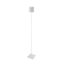 K2 Floor Lamp, 2.2W LED, 3000K, 188lm, IP54, USB Charging Cable Included, White