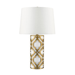 Arabella 1 Light Table Lamp Gold, E27 - thumbnail 1