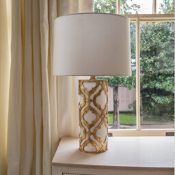 Arabella 1 Light Table Lamp Gold, E27 - thumbnail 2