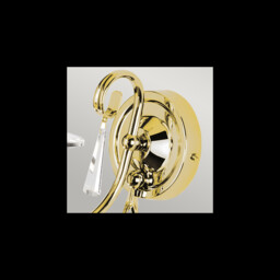 Aegean 1 Light Indoor Candle Wall Light Polished Brass, E14 - thumbnail 3