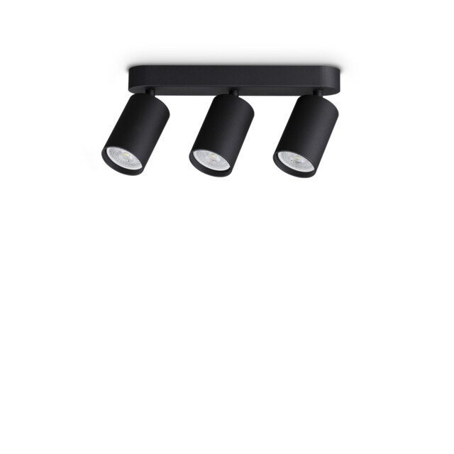 Dynamite Ceiling Spotlight Bar Black 3x GU10 - image 1
