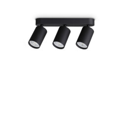 Dynamite Ceiling Spotlight Bar Black 3x GU10 - thumbnail 1