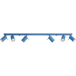 Ring Ceiling Spotlight Bar Blue 6x GU10
