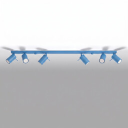 Ring Ceiling Spotlight Bar Blue 6x GU10 - thumbnail 2