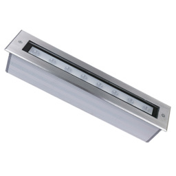 Zambelis 50cm Outdoor Recessed Ground Light Stainless Steel LED 3000K IP67