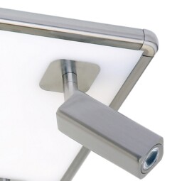Ibiza Ceiling Spotlight  4 Head with Backlit Light 40W LED Square Satin Nickel 4000K, 3000lm, - thumbnail 5