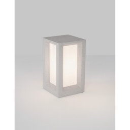 Castro Outdoor Pedestal Light White Sandstone LED E27 IP65 - thumbnail 5