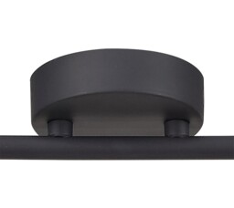 Laurens Adjustable Bar Spotlight, 4 x GU10 (Max 10W LED), Matt Grey, Polished Chrome - thumbnail 5
