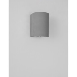 Lido Outdoor Down Wall Lamp Grey Concrete Glass LED GU10 1x7W IP65 - thumbnail 3