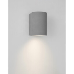 Lido Outdoor Down Wall Lamp Grey Concrete Glass LED GU10 1x7W IP65 - thumbnail 5