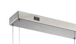 Amelia Ceiling Pendant 68W 6120lm LED C, W Remote 3000, 6000K Stainless Steel, Crystal - thumbnail 5