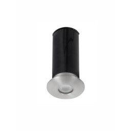 Bang Outdoor Recessed Ground Light Satin Nickel Aluminium LED 1W 104Lm 3000K IP67