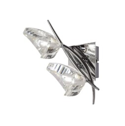Eclipse Wall Lamp Switched 2 Light G9, Polished Chrome - thumbnail 1