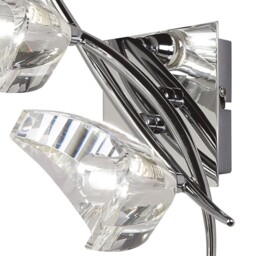 Eclipse Wall Lamp Switched 2 Light G9, Polished Chrome - thumbnail 3