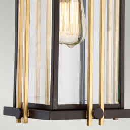 Goldenrod 1 Light Medium Chain Lantern - Bronze Finish, E27 - thumbnail 5