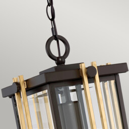 Goldenrod 1 Light Medium Chain Lantern - Bronze Finish, E27 - thumbnail 2
