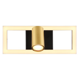 Marrie 1 Rectangle Integrated LED Wall Lamp Matt Black 8x LED 3000K - thumbnail 5