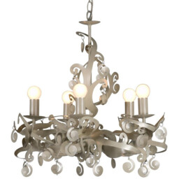 Mila Multi Arm Chandeliers Ivory
