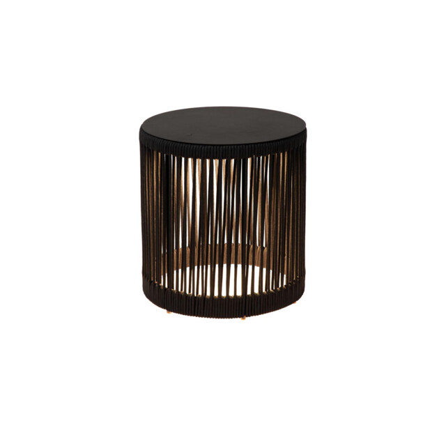 Lucide PINGI - Rechargeable Floor lamp Indoor/Outdoor - Battery pack - Ø 33,5 cm- LED 3 StepDim - 1x3W 3000K - IP44 - Black - image 1