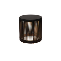 Lucide PINGI - Rechargeable Floor lamp Indoor/Outdoor - Battery pack - Ø 33,5 cm- LED 3 StepDim - 1x3W 3000K - IP44 - Black