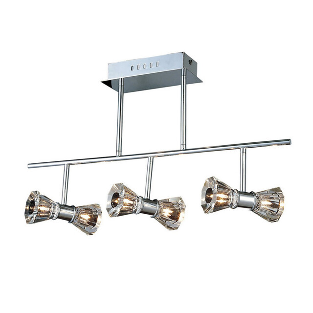 Elisa Semi Flush Bar 6 Light G4 Polished Chrome, NOT LED/CFL Compatible - image 1