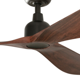 Outwood 150cm Ceiling Fan Dark Brown, Walnut Blades, IP44 - thumbnail 3