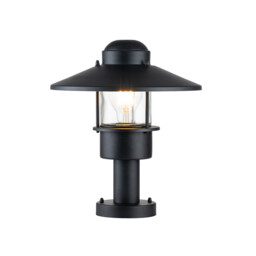 Klampenborg Outdoor Pedestal Light Black, IP44 - thumbnail 1