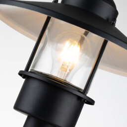 Klampenborg Outdoor Pedestal Light Black, IP44 - thumbnail 3