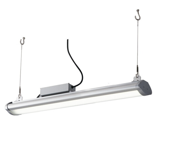 SUPERIA Outdoor LED Linear Batten Light Silver, IP65 22500lm 4000K 90.5x13.5x7.2cm