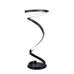 Helix Table Lamp 52cm, 20W LED, 3000K, 1600lm, Black, 3yrs Warranty - thumbnail 1