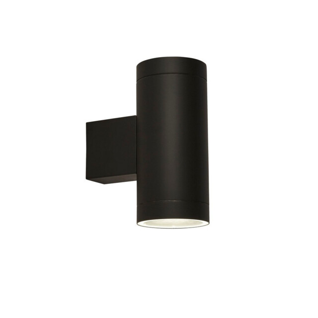 Light Outdoor Up Down Light With Dusk Till Dawn Sensor, Black - image 1