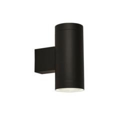 Light Outdoor Up Down Light With Dusk Till Dawn Sensor, Black - thumbnail 1