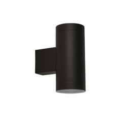 Light Outdoor Up Down Light With Dusk Till Dawn Sensor, Black - thumbnail 2
