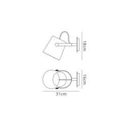 Nordica Dome Wall Lamp with White Shade 1 Light E27, Matt White, Beech with Ivory White Shade - thumbnail 2