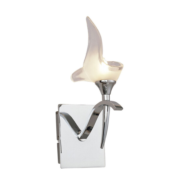 Viena Wall Lamp Switched 1 Light G9, Polished Chrome - image 1