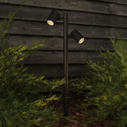 Bayville Spike AC Integrated LED Module Outdoor Spotlight Textured Black IP66 - thumbnail 3