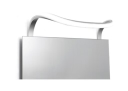 Sisley Wall Lamp 12W LED Chrome IP44 4000K, 840lm, Silver, Frosted Acrylic, Polished Chrome - thumbnail 1