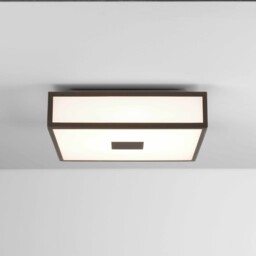 Superceded - Mashiko LED Bathroom Flush Ceiling Light Bronze IP44, 16.3W