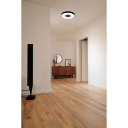 Coin Round Ceiling 100W LED With Remote Control 2700K-5000K, 6000lm, Black, 3yrs Warranty - thumbnail 3