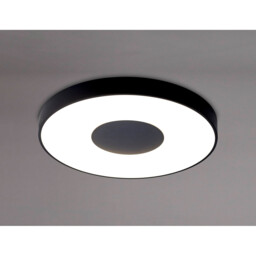 Coin Round Ceiling 100W LED With Remote Control 2700K-5000K, 6000lm, Black, 3yrs Warranty - thumbnail 2