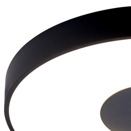 Coin Round Ceiling 100W LED With Remote Control 2700K-5000K, 6000lm, Black, 3yrs Warranty - thumbnail 5