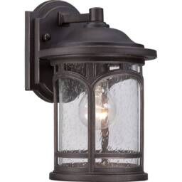 Marblehead 1 Light Small Wall Lantern - Palladian Bronze Finish, E27 - thumbnail 1