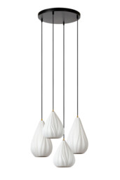 Cinzia Pendant light Ø55.5cm 4xE27 - White - thumbnail 3