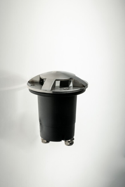 HUMMER Outdoor LED Recessed Floor & Decking Steel, IP67 10.5x14.4cm - image 1
